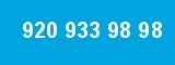 920 933 98 98 920 933 98 98